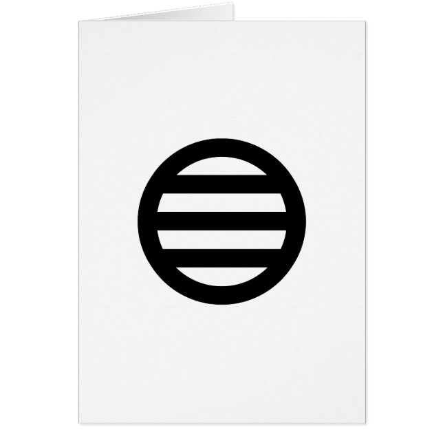 丸 に 三 つ 引 き (Frente)