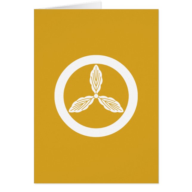 丸 に 土 佐 柏 (Frente)