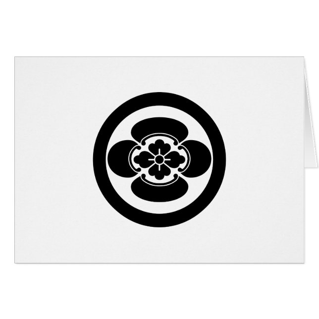 丸 に 木 瓜 (Anverso (Horizontal))