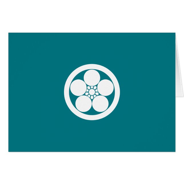 丸 に 梅 鉢 (Anverso (Horizontal))