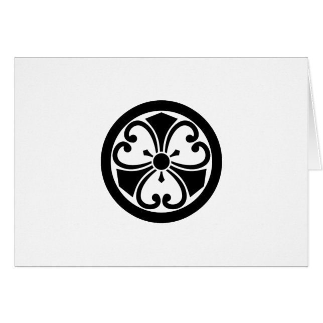 丸 に 蔓 剣 酢 漿 草 (Anverso (Horizontal))