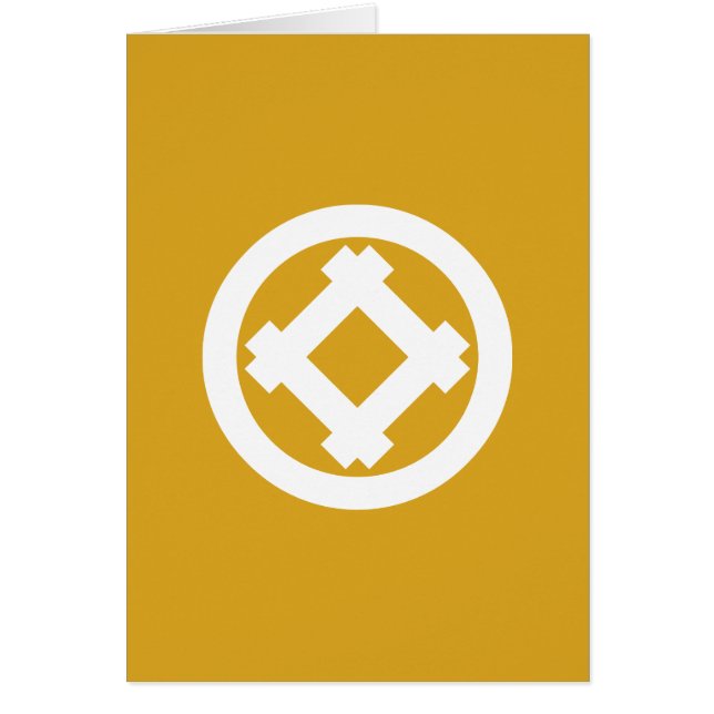 丸 に 隅 た て 井 筒 (Frente)