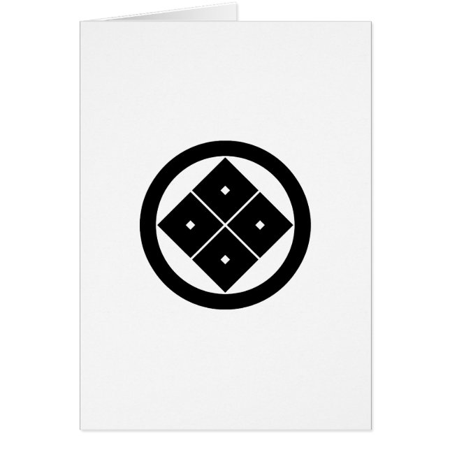 丸 に 隅 立 て つ 四 (Frente)