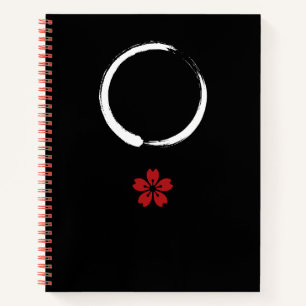 円相桜 Enso Sakura – Cuaderno negro Zen de Japón