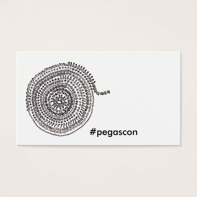 名刺「算数曼荼羅」 (Frente)