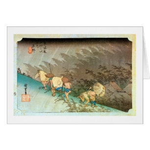 庄 野 宿, 広 Shōno-juku, Hiroshige, Ukiyo-e