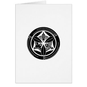 竹 の 丸 に 三 羽 雀