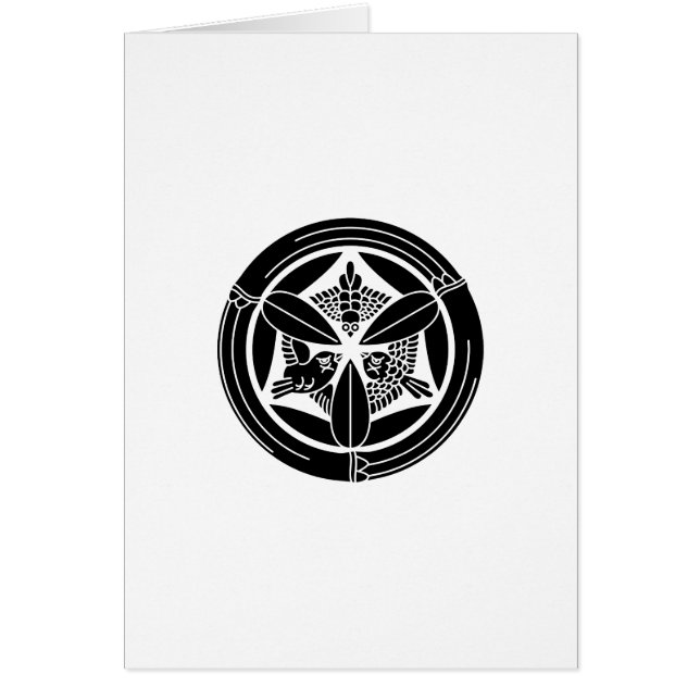 竹 の 丸 に 三 羽 雀 (Frente)