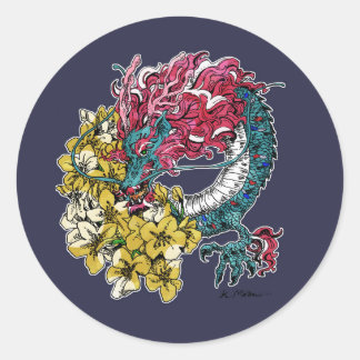 龍 Dragon Ryuu Pegatina #2