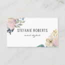 Buscar floral delicado tarjetas de visita Moda
