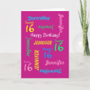 Buscar sweet 16 tarjetas Feliz
