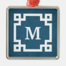 Buscar bordes azules adornos Monograma