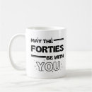 Buscar 40 años tazas Cumpleaños