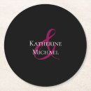 Buscar fucsia y blanco posavasos Moderno