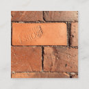 Buscar brick tarjetas de visita Estructura