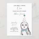 Buscar búho blanco invitaciones Para niños