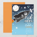 Buscar cohete retro invitaciones Vintage