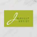 Buscar fondo tarjetas de visita Artista de maquillaje