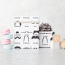 Buscar bigote divertido papel de regalo Patrón