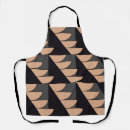 Buscar triangular delantales Negro