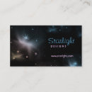 Buscar nebulosa tarjetas de visita Cielo nocturno