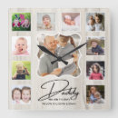 Buscar día padres feliz de relojes de pared Familia