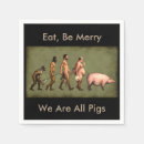 Buscar cerdo servilletas General y unisex