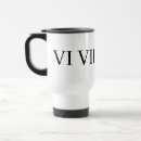 Buscar números romanos tazas Divertido
