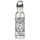 Buscar diseño gráfico agua botellas Floral