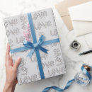 Buscar flores románticas papel de regalo Recién casados