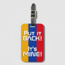 Buscar funny etiquetas para maletas Divertidas