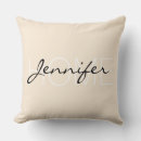 Buscar blanco antiguo cojines Monograma