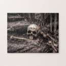 Buscar cráneo y huesos puzzles Horror