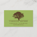 Buscar retiro del árbol tarjetas de visita Paisajista