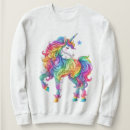 Buscar unicornio de arcoiris sudaderas Lindo