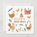 Buscar pollo divertido invitaciones Para todos