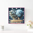 Buscar luna brillante relojes de pared General y unisex