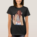 Buscar brillo rojo camisetas Negro