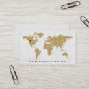 Buscar mapa tarjetas de visita Elegante