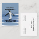 Buscar pingüino tarjetas de visita Divertido
