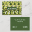 Buscar verduras tarjetas de visita Para ella