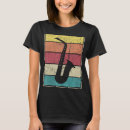 Buscar saxofón camisetas Retro