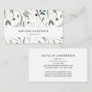 Buscar floristería tarjetas de visita Elegante