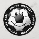 Buscar balón de fútbol invitaciones Chica