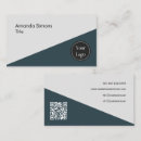 Buscar innovador tarjetas de visita Moderno