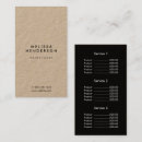 Buscar kraft tarjetas de visita Moderno
