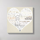 Buscar en forma de corazón lienzos General y unisex
