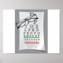 Buscar optometrista posters Gráfico