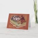 Buscar gato del vintage tarjetas Felino