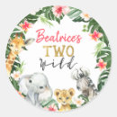 Buscar safari pegatinas Dos salvajes